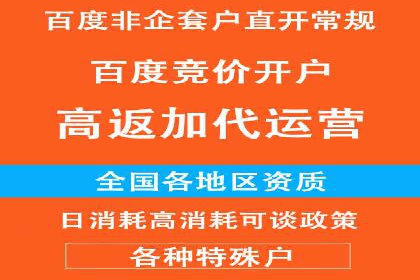 竞价开户推广实战案例精选